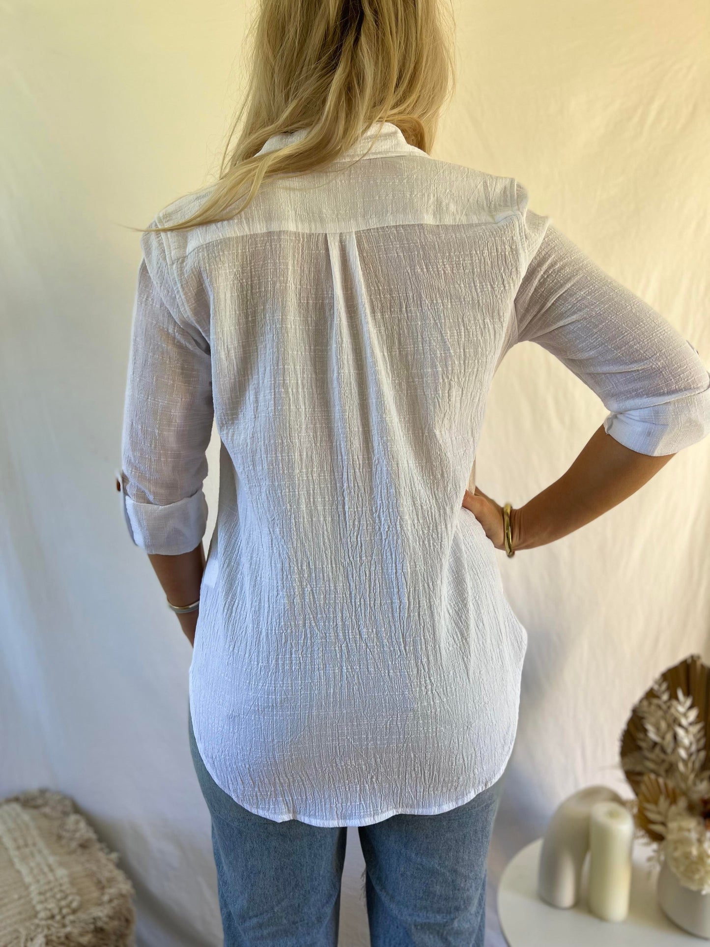 Hallie Long Sleeve Button Up Shirt