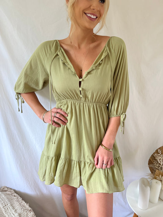 Dahlia Button up Shirt Dress