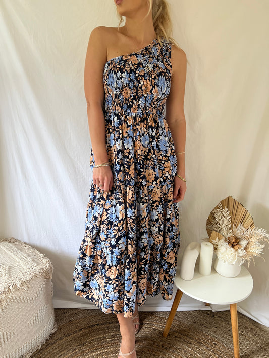 Audrey One-Shoulder Maxi Dress